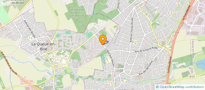 localisation de l'entreprise SCI VENG FONG  LA QUEUE-EN-BRIE