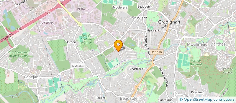 localisation de l'entreprise SCI VENICE BEACH REAL ESTATE  GRADIGNAN