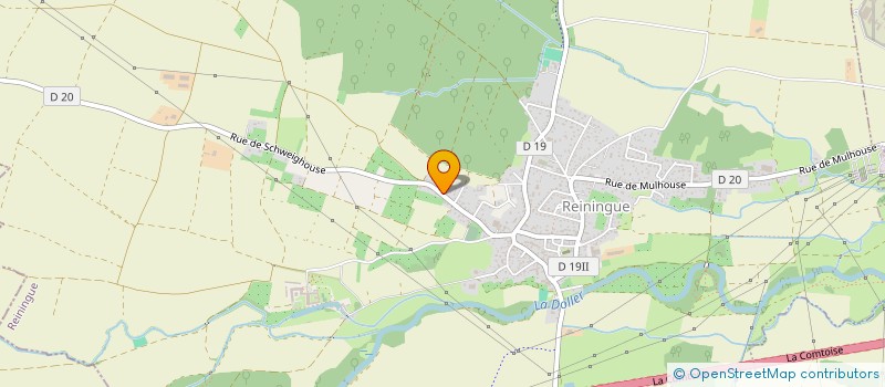 localisation de l'entreprise SCI VENICLE  REININGUE