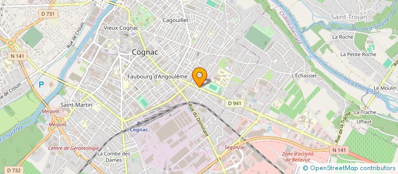 localisation de l'entreprise SCI VENIR à COGNAC