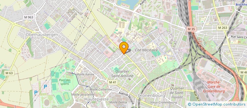 localisation de l'entreprise SCI VENISE à STRASBOURG