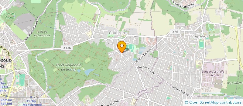 localisation de l'entreprise SCI VENISE  COUBRON