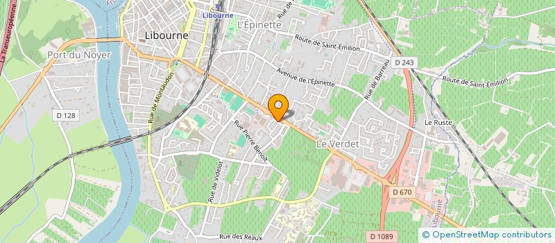 localisation de l'entreprise SCI VENISE  LIBOURNE