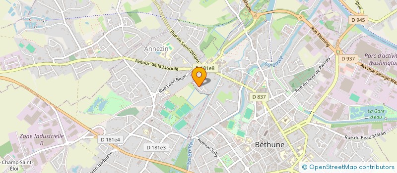 localisation de l'entreprise SCI VENIZIA  BETHUNE