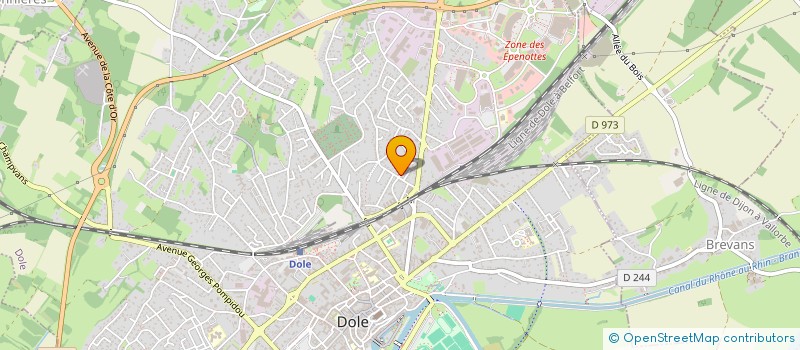 localisation de l'entreprise SCI VENNIMMO  DOLE