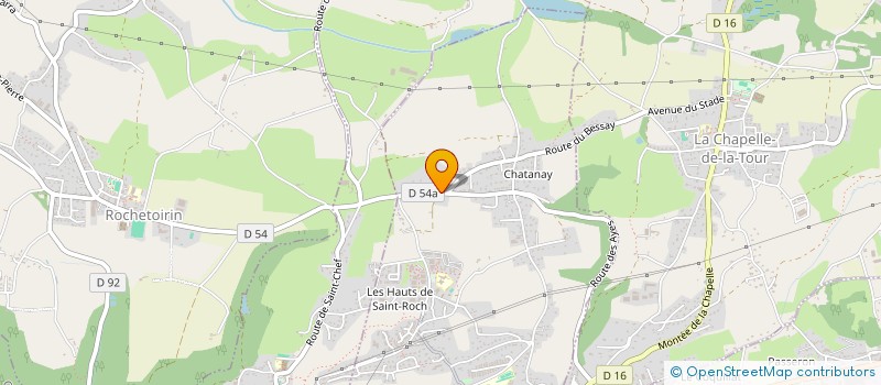 localisation de l'entreprise SCI VENOISEL  LA TOUR-DU-PIN