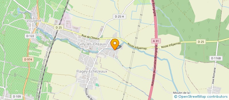 localisation de l'entreprise SCI VENON ET FILS  GILLY-LES-CITEAUX