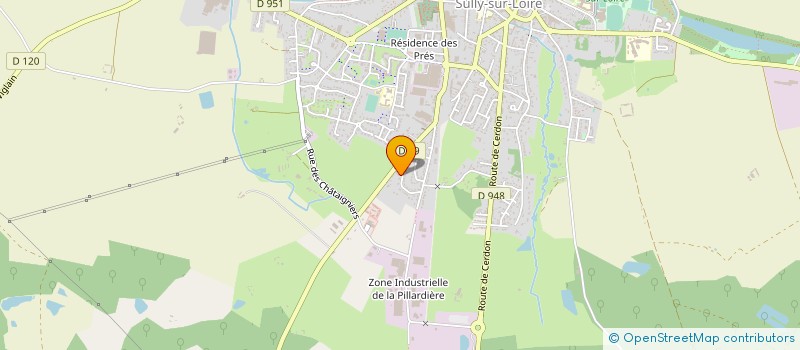 localisation de l'entreprise SCI VENON JDIC à SULLY-SUR-LOIRE