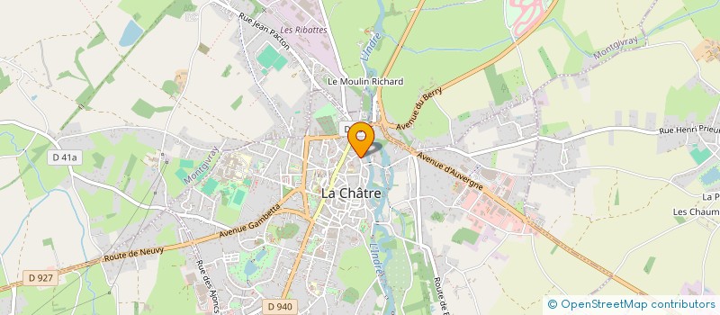 localisation de l'entreprise SCI VENOSE à LA CHATRE