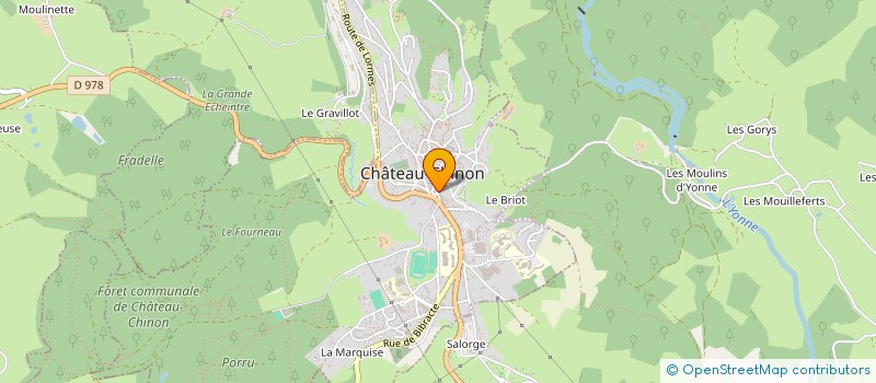 localisation de l'entreprise SCI VENOT  CHATEAU-CHINON (VILLE)