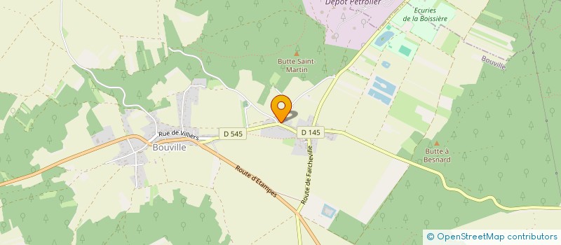 localisation de l'entreprise SCI VENT D OUEST  BOUVILLE