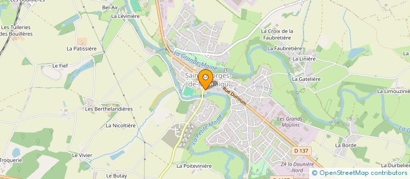 localisation de l'entreprise SCI VENT D OUEST à MONTAIGU-VENDEE