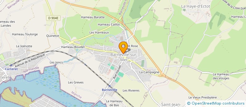 localisation de l'entreprise SCI VENT D' OUEST à BARNEVILLE-CARTERET