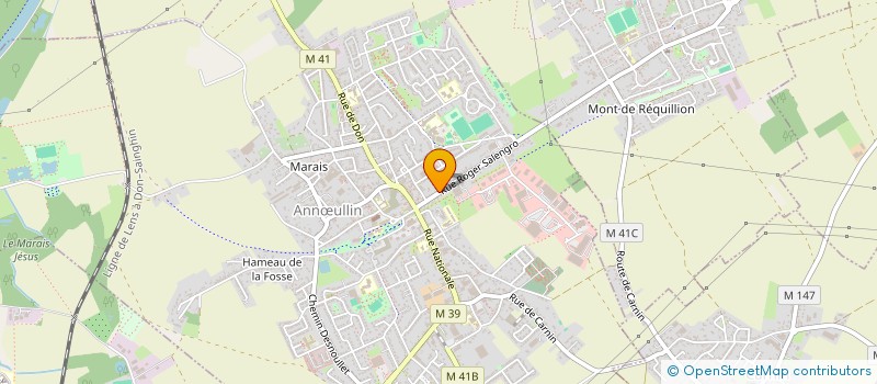 localisation de l'entreprise SCI VENT DE BISE  ANNULLIN