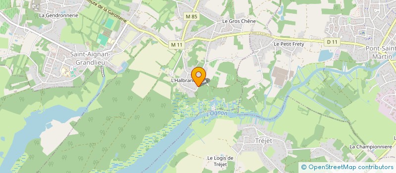 localisation de l'entreprise SCI VENT DES ROCHES  SAINT-AIGNAN-GRANDLIEU