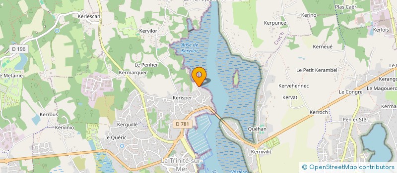 localisation de l'entreprise SCI VENT EN POUPE  LA TRINITE-SUR-MER