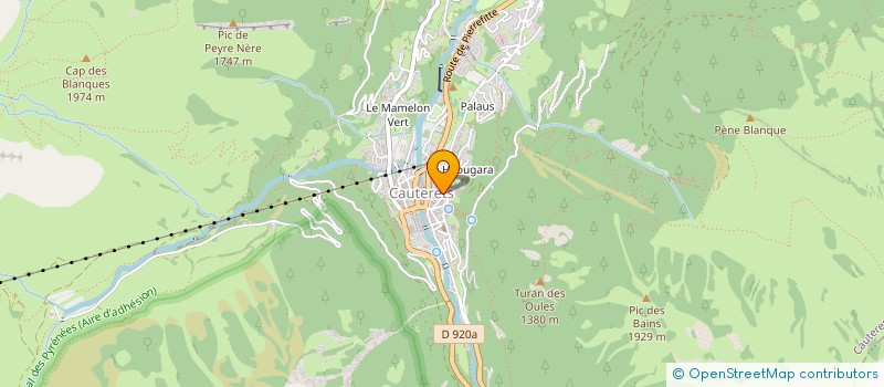 localisation de l'entreprise SCI VENT SAUVAGE  CAUTERETS