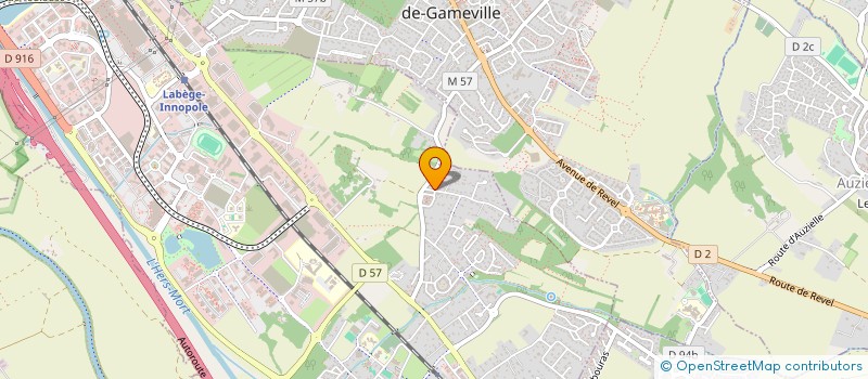 localisation de l'entreprise SCI VENTHUR  LABEGE