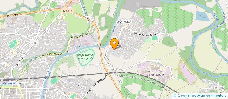 localisation de l'entreprise SCI VENTO FARINO à CARCASSONNE