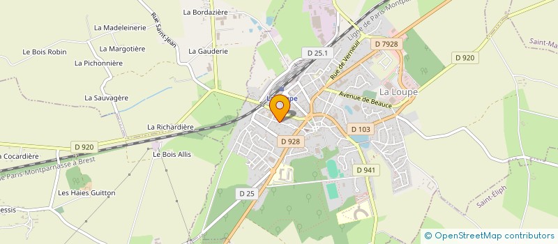 localisation de l'entreprise SCI VENTOSE 1 à LA LOUPE
