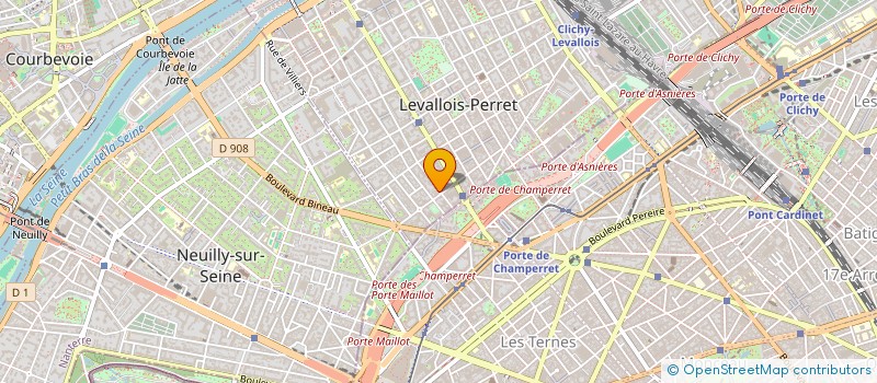 localisation de l'entreprise SCI VENTOSE à LEVALLOIS-PERRET