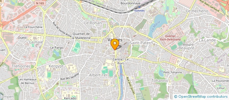 localisation de l'entreprise SCI VENTOSE à VANNES