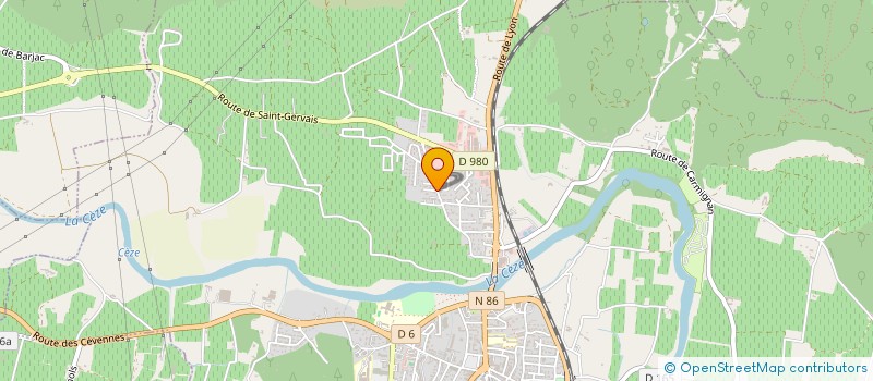 localisation de l'entreprise SCI VENTOSE  BAGNOLS-SUR-CEZE