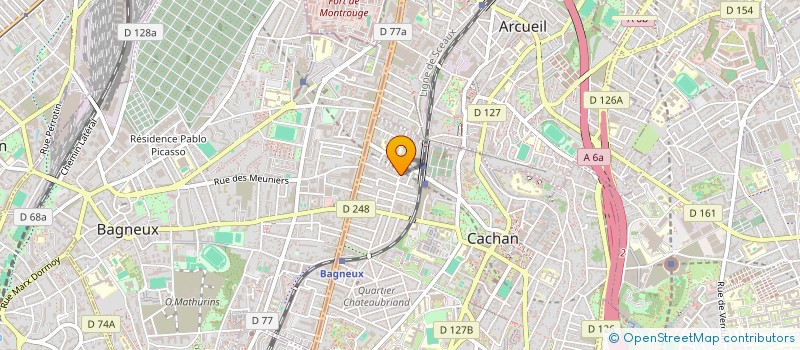 localisation de l'entreprise SCI VENTOUX-LUBERON  CACHAN