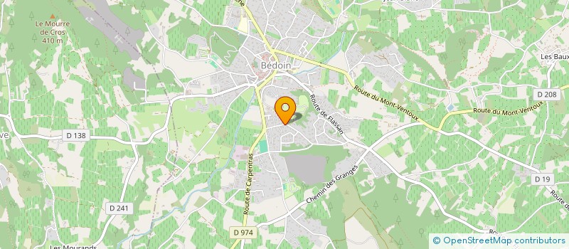 localisation de l'entreprise SCI VENTOUX SPORT  BEDOIN