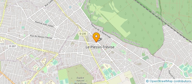 localisation de l'entreprise SCI VENTRE PLESSIS  LE PLESSIS-TREVISE