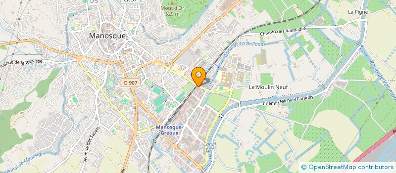 localisation de l'entreprise SCI VENTU FAMILY à MANOSQUE