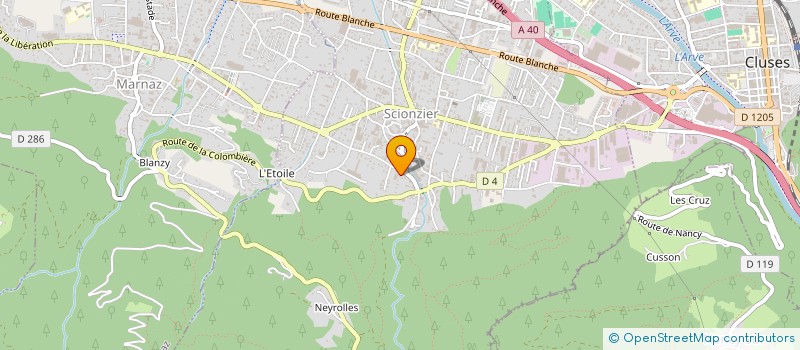 localisation de l'entreprise SCI VENTURA à SCIONZIER