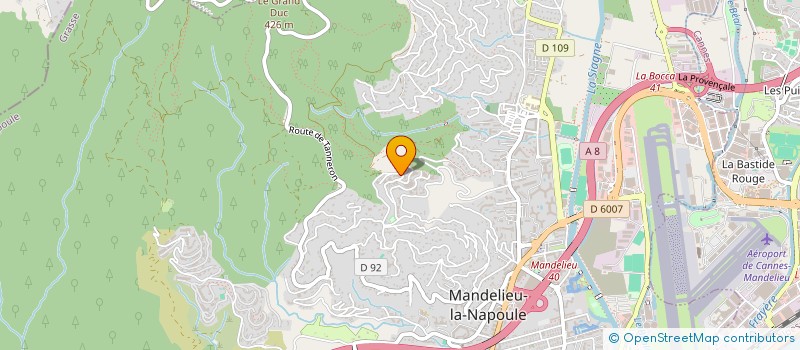 localisation de l'entreprise SCI VENTURE PARTNER FRANCE à MANDELIEU-LA-NAPOULE
