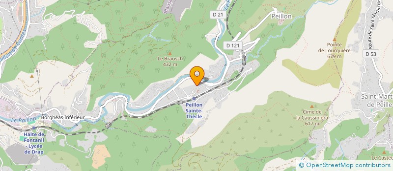 localisation de l'entreprise SCI VENTURI  PEILLON