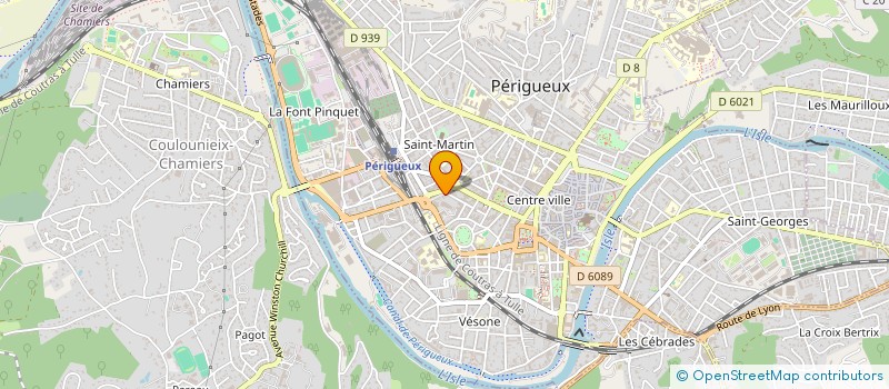localisation de l'entreprise SCI VENTURI à PERIGUEUX