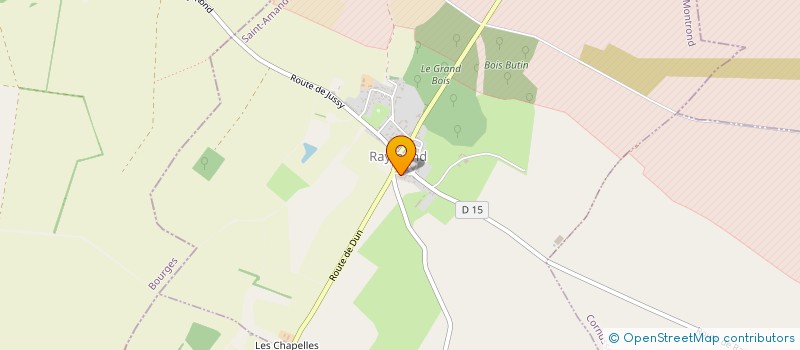 localisation de l'entreprise SCI VENUS 15  DUN-SUR-AURON