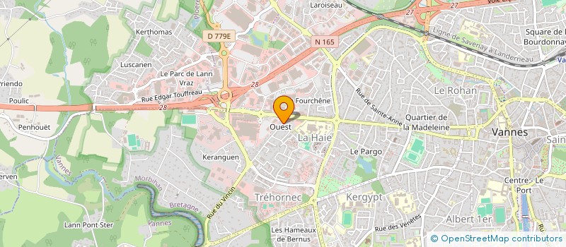 localisation de l'entreprise SCI VENUS à VANNES
