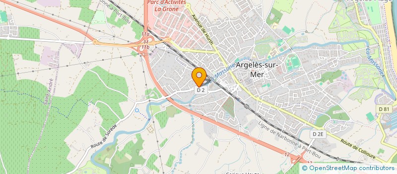 localisation de l'entreprise SCI VENUS à ARGELES-SUR-MER