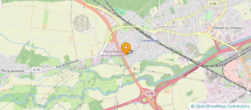 localisation de l'entreprise SCI VENUS  LUTTERBACH