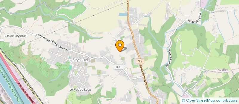 localisation de l'entreprise SCI VENUS  SEYSSUEL