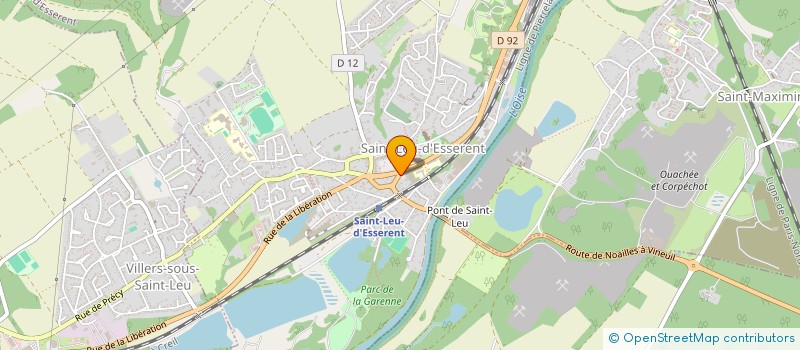 localisation de l'entreprise SCI VENUS  SAINT-LEU-D'ESSERENT