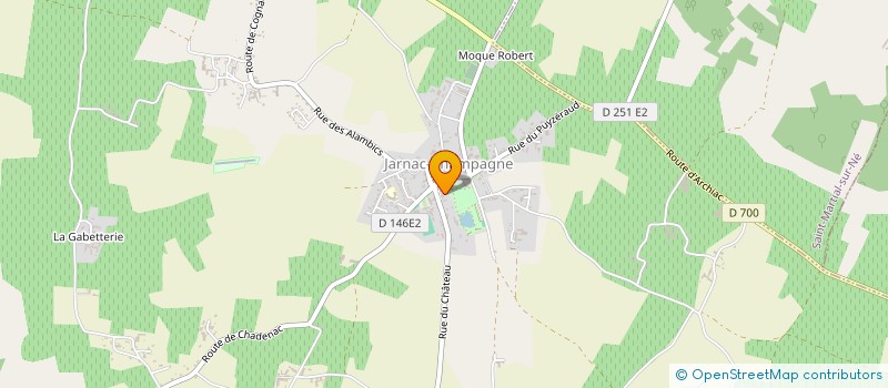 localisation de l'entreprise SCI VENUS  JARNAC-CHAMPAGNE