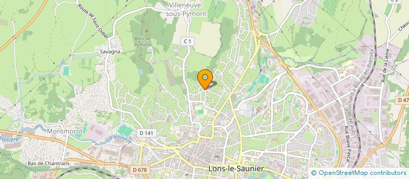 localisation de l'entreprise SCI VENUS  LONS-LE-SAUNIER