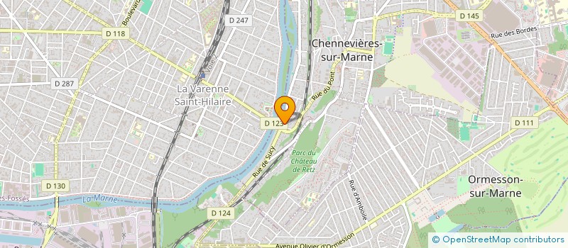 localisation de l'entreprise SCI VENUS  CHENNEVIERES-SUR-MARNE