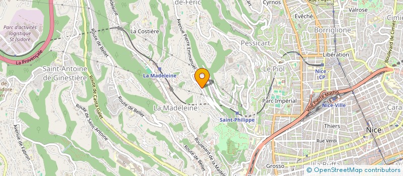 localisation de l'entreprise SCI VENYSSA  NICE