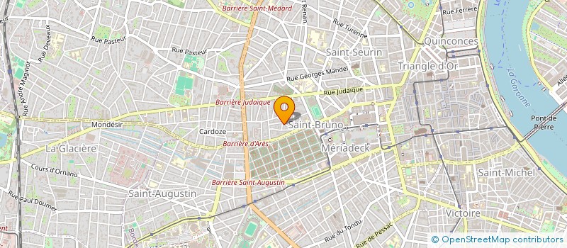 localisation de l'entreprise SCI VEPANSO  BORDEAUX