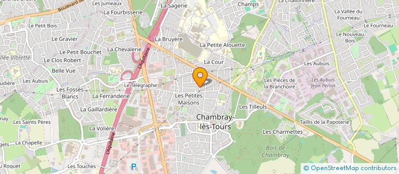 localisation de l'entreprise SCI VEPHI  CHAMBRAY-LES-TOURS