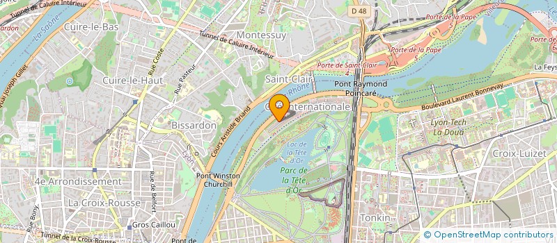 localisation de l'entreprise SCI VEPO  LYON