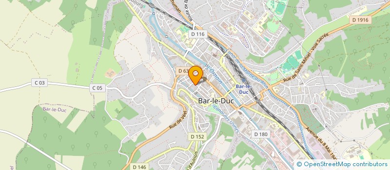 localisation de l'entreprise SCI VER BURO à BAR-LE-DUC