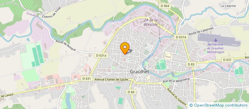 localisation de l'entreprise SCI VERA  GRAULHET